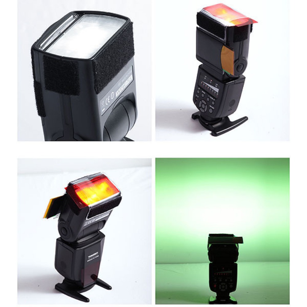 12 Colors Camera Flash Gels Li - огляд і ціна Photography Lighting Meter